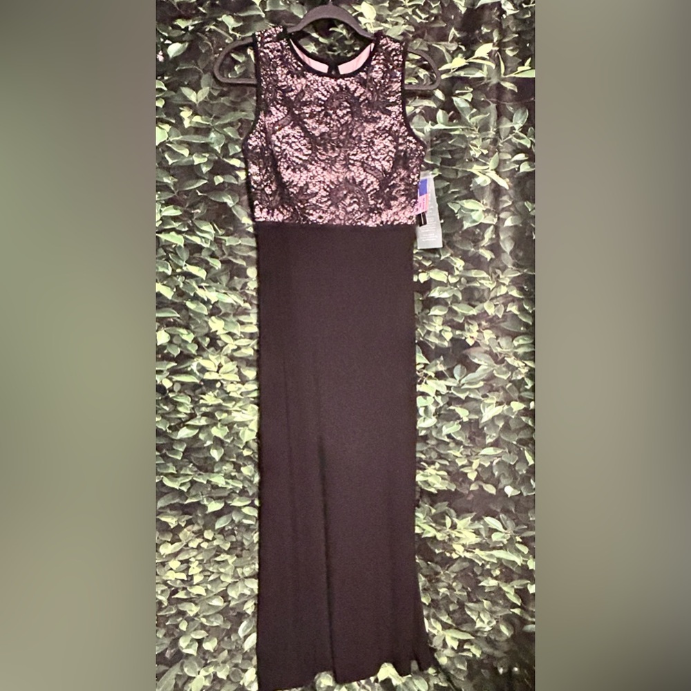 R&M Collection Dress Black Nude Womens Size 6